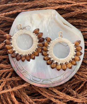 Marshallese Lauhala woven Earrings