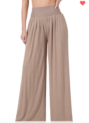Smocked Waist Pants
