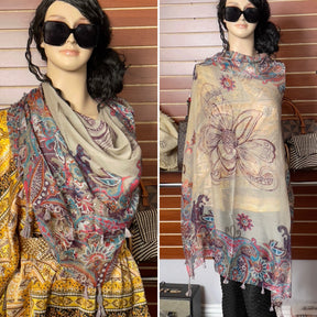 Assorted print scarf