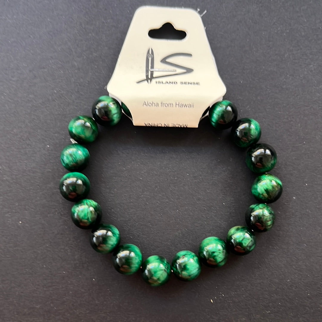 Green Tiger Stone Bracelet
